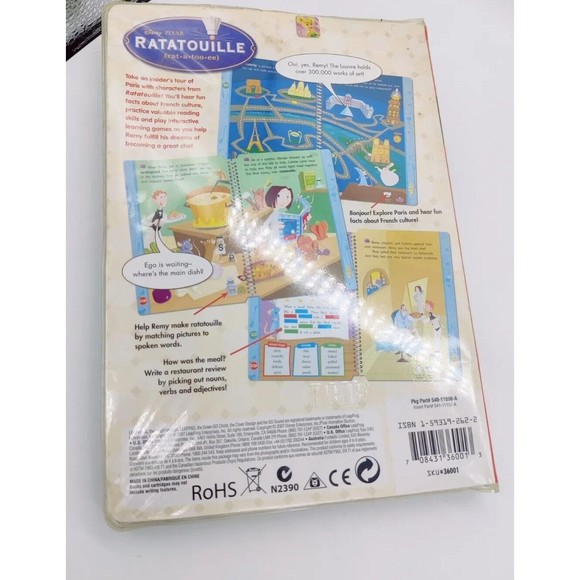 Leap Frog LeapPad Learning System Disney PIxar Ratatouille K-1st Book  Cartridge - Picture 11 of 16
